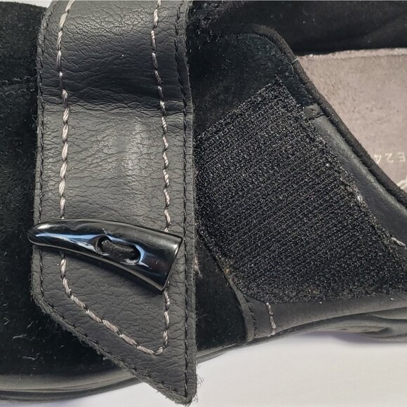 Easy Spirit Eseliana Women's 8.5M Black Slip On Shoes Leather Suede - Picture 9 of 10